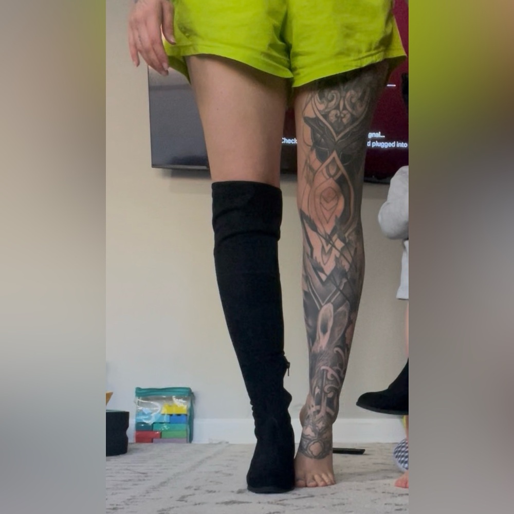 Black Over-the-Knee boots